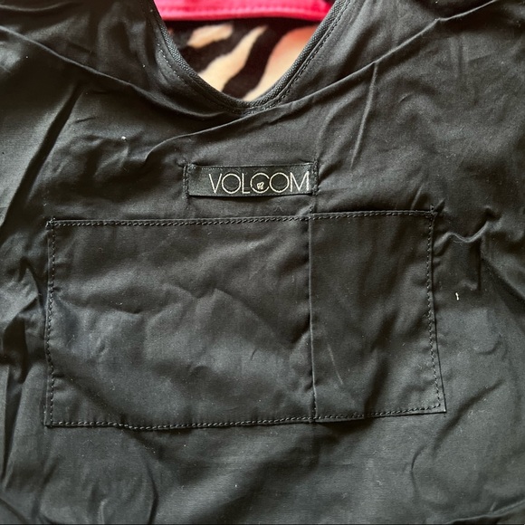 Volcom Pink/White Cotton Bucket Purse/Crossbody Bag from early 2000’s Y2K/Surf - Picture 9 of 14